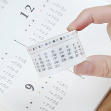 Load image into Gallery viewer, Japanese Daily, Weekly & Monthly Planner Masking Tape - Original Kawaii Pen