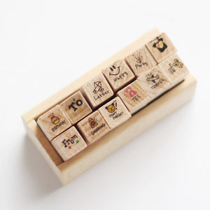 Daily Planner Rubber Stamp Sets (12 pcs)