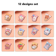 Load image into Gallery viewer, Kawaii Friends Magnetic Bookmark Set – 12 Piece Collection
