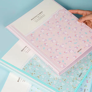 Beautiful Flower Series Multi-Layer Folders  (A4)