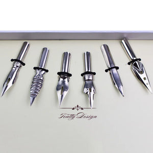 Feathered Grace Calligraphy Set