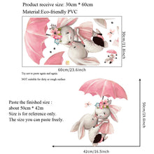 Load image into Gallery viewer, Cute Bunny Series 3D Large Wall Stickers - Limited Edition
