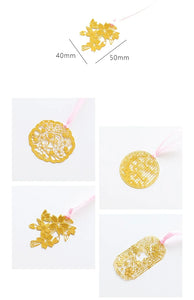 Golden Sakura Bookmarks