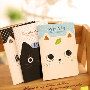 Cute Cat Mini Portable Notebook Planner