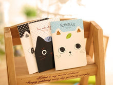 Load image into Gallery viewer, Cute Cat Mini Portable Notebook Planner
