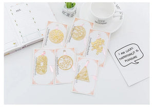 Golden Sakura Bookmarks