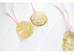 Golden Sakura Bookmarks