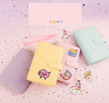 Load image into Gallery viewer, Pastel Pages A6 Ring Planner – Kawaii Edition

