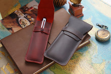 Load image into Gallery viewer, Classic Cowhide Pen Sleeve - Limited Edition - Original Kawaii Pen
