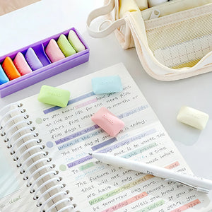 Macaron Color Cute Mini Eraser Sets