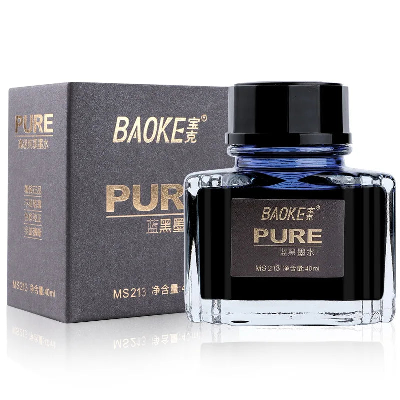 BAOKE- Blue-black Fountain Pen Ink – Original Kawaii Pen