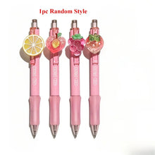 Load image into Gallery viewer, Peach Boba Charm Pen - Original Kawaii Pen
