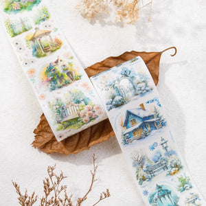 Vintage Four Seasons Scenery Masking Washi Tapes