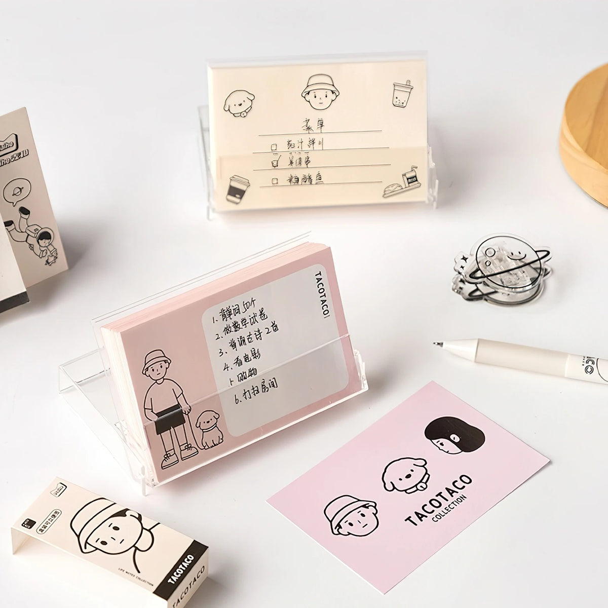 Tacotaco Memo Pad Sets – Original Kawaii Pen