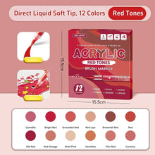 Load image into Gallery viewer, ColorMuse Acrylic Brush Marker Set – Artist Edition

