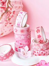 Load image into Gallery viewer, 🌸 Sakura Blossom Washi Tape Collection – Spring Edition
