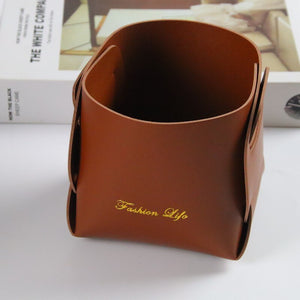 Fashion Life Series Leather Pen Holder