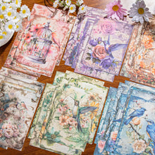 Load image into Gallery viewer, Vintage Style Floral &amp; Birds Material Paper Sets
