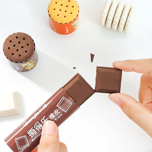 Chocolate Bar Erasers