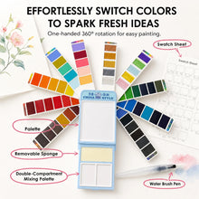 Load image into Gallery viewer, AquaCanvas Watercolor Set – Artist Edition
