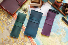 Load image into Gallery viewer, Classic Cowhide Pen Sleeve - Limited Edition - Original Kawaii Pen
