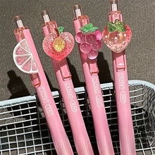 Load image into Gallery viewer, Peach Boba Charm Pen - Original Kawaii Pen

