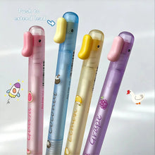 Load image into Gallery viewer, Crystal Duckie Gel Pen Set – Kawaii Writing Edition
