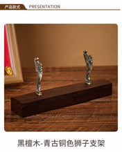 Load image into Gallery viewer, Heritage Rest Solid Wood Pen Stand – Artisan Edition
