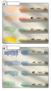 Tacotaco Color Highlighter Sets (4pcs a set)