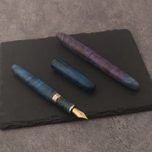 Load image into Gallery viewer, Artisan Twilight Wooden Fountain Pen – Signature Edition
