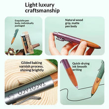 Load image into Gallery viewer, TACOTACO MiniClick Pocket Gel Pen – Wooden Grip Edition
