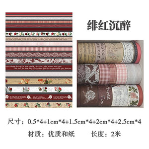 Vintage Style Ancient Washi Tape Sets - Exclusive Edition (20 pcs)