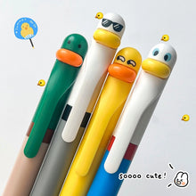 Load image into Gallery viewer, Crystal Duckie Gel Pen Set – Kawaii Writing Edition
