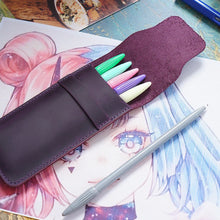 Load image into Gallery viewer, Classic Cowhide Pen Sleeve - Limited Edition - Original Kawaii Pen
