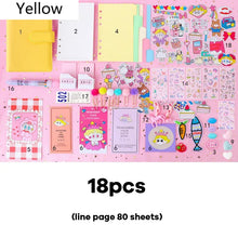Load image into Gallery viewer, Pastel Pages A6 Ring Planner – Kawaii Edition
