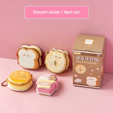 Load image into Gallery viewer, Kawaii Sip &amp; Snack Memo Pad Set – Dessert Café Edition
