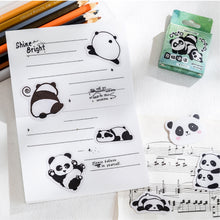 Load image into Gallery viewer, Rolling Panda Kawaii Stickers
