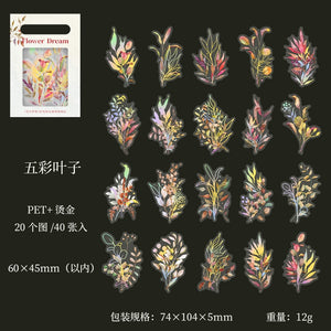 Flower Dreams Series Decorative Stickers