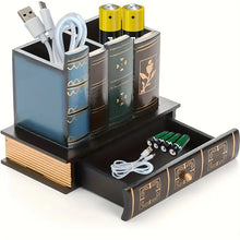 Load image into Gallery viewer, Grand Library Desk Organizer – Vintage Edition
