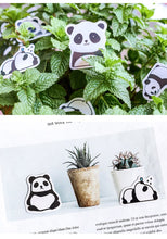 Load image into Gallery viewer, Rolling Panda Kawaii Stickers
