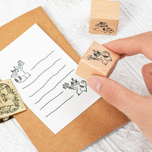 Naughty Kitty Rubber Stamps