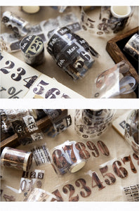 Vintage Style Digital Age Series Masking Washi Tape