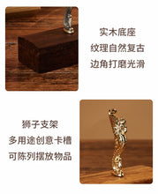 Load image into Gallery viewer, Heritage Rest Solid Wood Pen Stand – Artisan Edition
