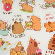 Load image into Gallery viewer, Cute Capybara Stickers
