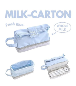 Plan with Whole Milk Series Large Capacity Pencil Case