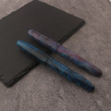 Load image into Gallery viewer, Artisan Twilight Wooden Fountain Pen – Signature Edition

