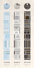 Load image into Gallery viewer, Vintage Style Literary English Poetry Washi Tape
