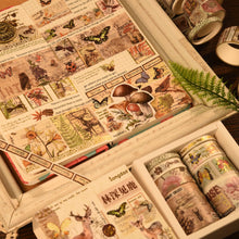 Load image into Gallery viewer, Exotic Nature Vintage Style Washi Tape Sets - Limited Edition
