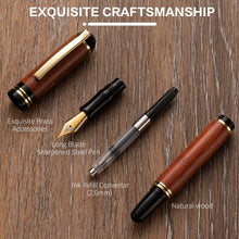 Load image into Gallery viewer, Luxury Wooden Fountain Pen Gift Sets - Limited Edition
