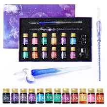 Load image into Gallery viewer, Luxury Star &amp; Dream Series Crystal Calligraphy Sets (16pcs)
